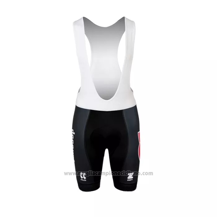 2022 Abbigliamento Ciclismo Alpecin Deceuninck Nero Manica Corta e Salopette
